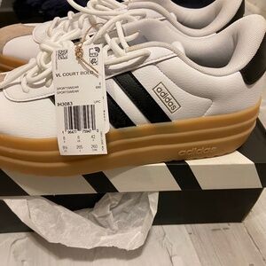 Women Adidas VL Court Bold Size 9.5 Shoes New
